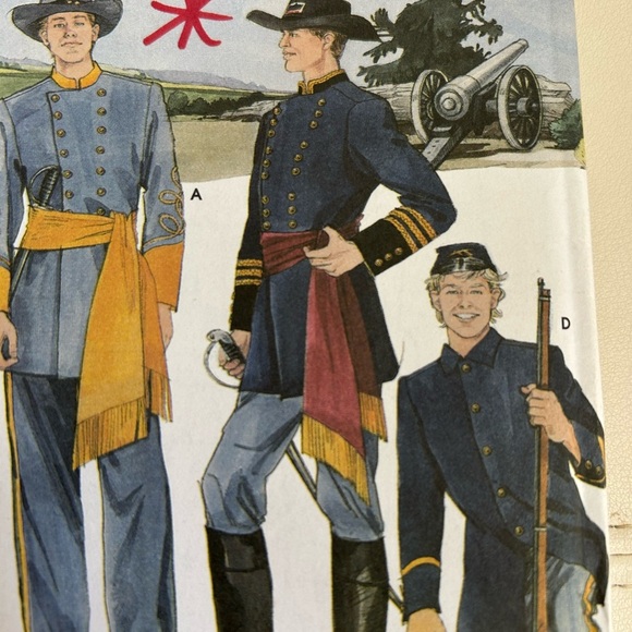 4/$50 Simplicity 7274 adult xs-xl Civil War Costume Pattern 🪡 - Picture 3 of 7